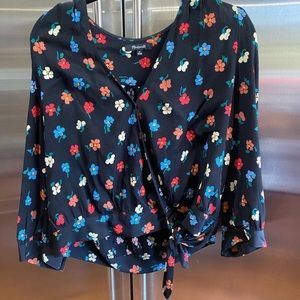 MADEWELL I floral blouse